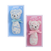 Toile Teddy Bear Rattle