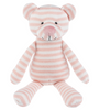 Knit Striped Bear