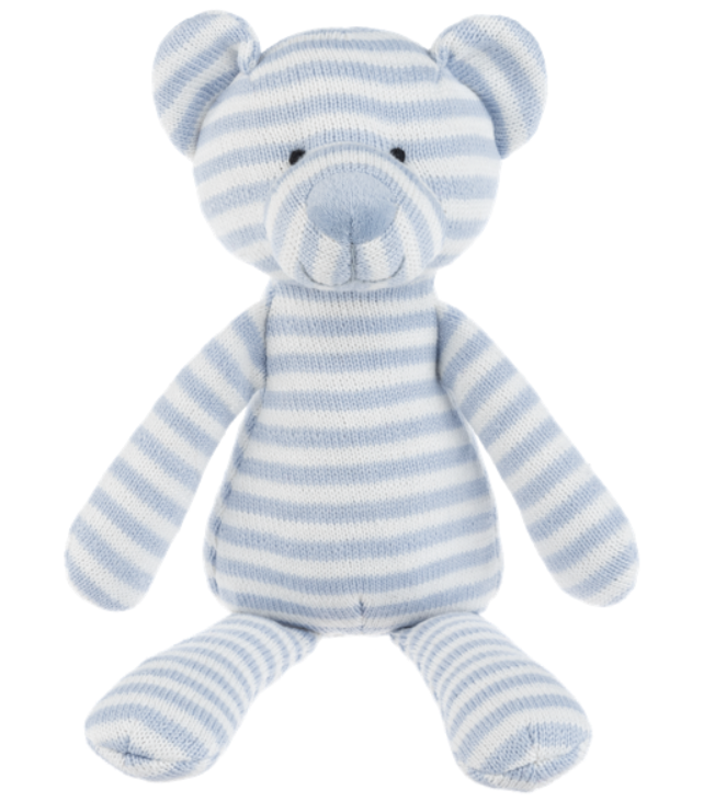 Knit Striped Bear
