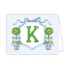 Boxwood Topiary Folded Note Cards