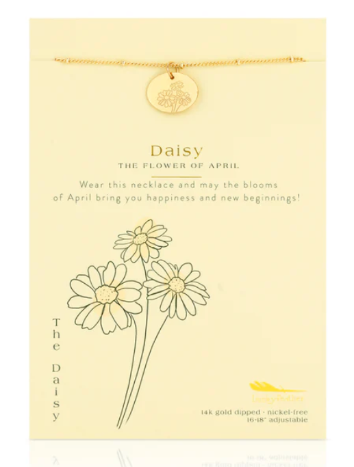 Birth Flower Necklace