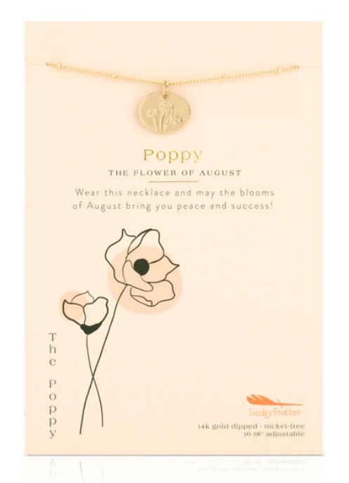 Birth Flower Necklace