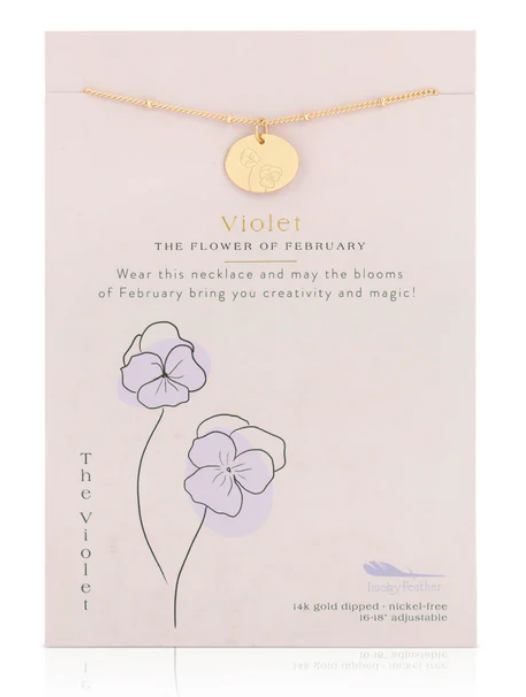 Birth Flower Necklace