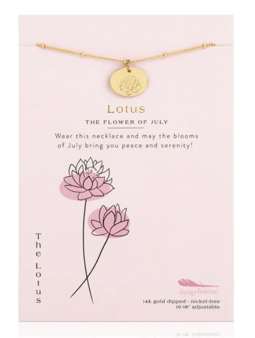 Birth Flower Necklace