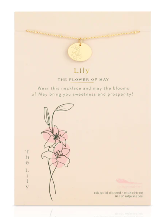 Birth Flower Necklace