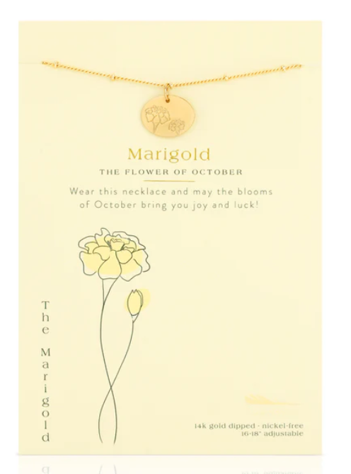 Birth Flower Necklace