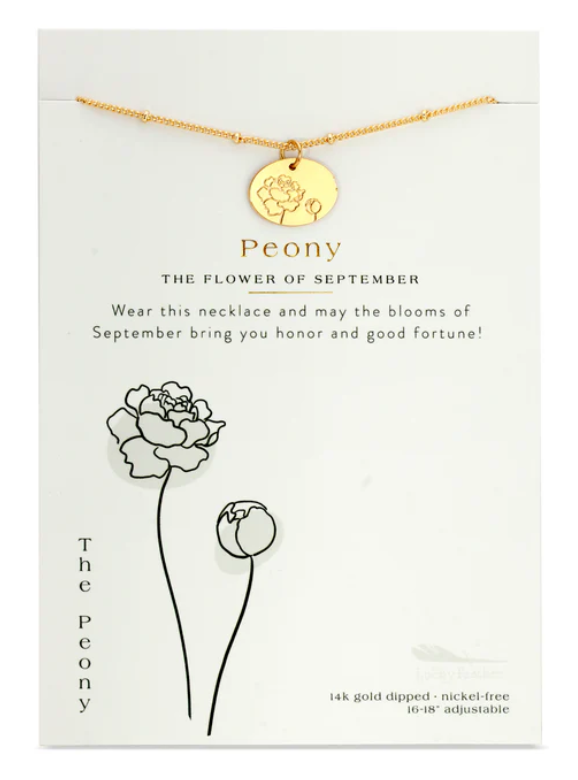 Birth Flower Necklace